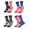 1 Paar Neuartige Muster Warme Strümpfe Herbst Winter Gemütliche Crew-Socken Warme Socken