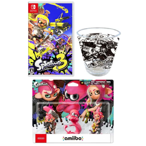 

[delivered in original shipping box] splatoon 3 -switch +amiibo triple set octopus girl/octopus/octopus boy splatoon series [.co.jp limited] acryli