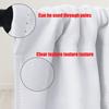 blackouts Curtain Short Panels Window Treatments for Small Window Thermals Insulation Rod Pocket