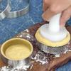 10PCS Round Stainless Steel Tart Ring Heat-Resistant Perforated Molds DIY Mousse Fruit Pie Tartlet Doughnut Mold Kitchen Tools