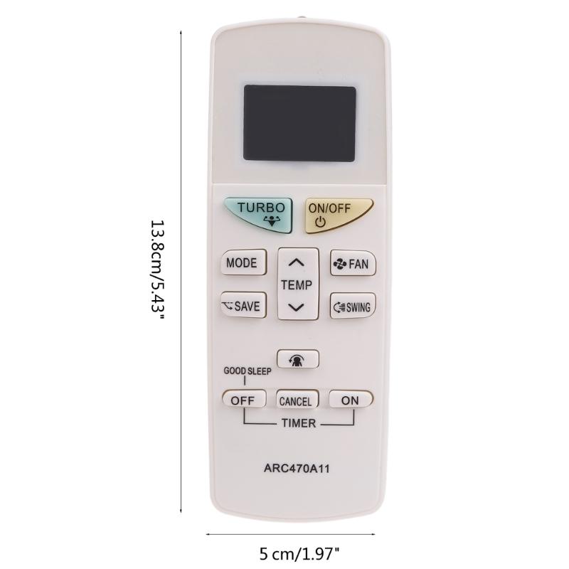 ARC470A1 Telecomandă Universală de Aer Condiționat Înlocuire pentru DAIKIN ARC470A11 ARC470A16 ARC469A5 ARC455A1