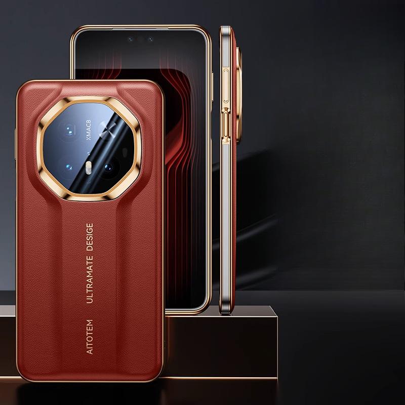 

Новый чехол RS от Extraordinary Master, подходящий для Huawei Mate70rs, мгновенно превращается в мужской кожаный чехол с полной защитой от падений. Huawei Mate 70RS