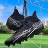 New Men Football Boots Long Spikes Ultralight Breathable Soccer Shoes Match Sneakers Indoor Cleats Training Drop Shipping