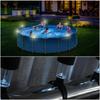 Lampă solară LED pentru piscină, lumini solare impermeabile, decor pentru exterior, piscină, gard, grădină, decorare, lampă pentru curte