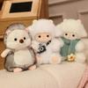 Soft Cute White Sheep Plush Toys Cartoon Animal Bear Hedgehog Doll Baby Stuffed Pillow Sleep Mate Kid Children Christmas Gift