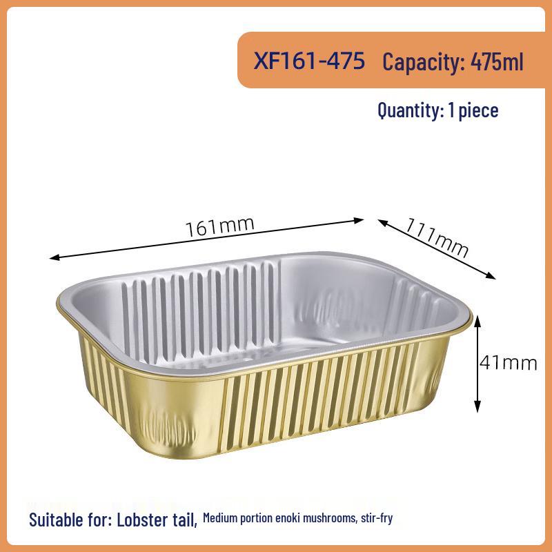 COFLYEE Disposable Aluminum Foil Food Containers