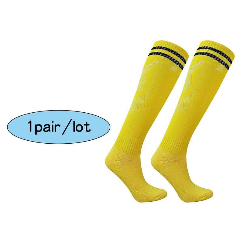 1-5 Pairs Adult Child Football Socks Soccer Baseball Stockings Man Women Training Wear-resistant Running Sports Futsal Long Sock