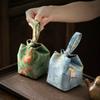 Chinese Retro Teacup Drawstring Cloth Pouch Travel Portable Storage Bag Package for Tea Set Teapot Bag Tea Tool Teaware New