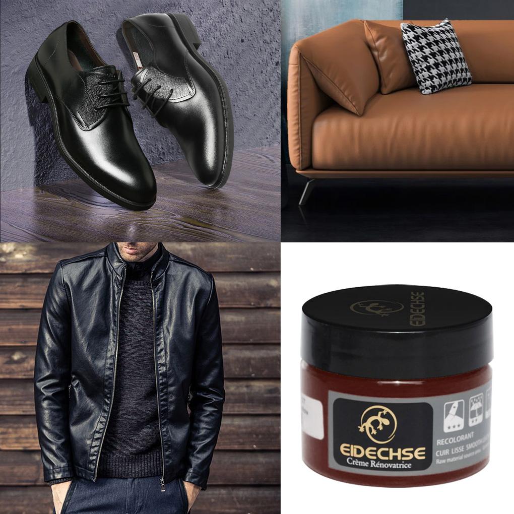 Ledercrème Draagbaar 50ml Reparatiegel Binnenmeubels Fauteuil Koffer Deken Bootstoel Reparatiepasta