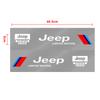 2 pezzi Adesivi Auto 3D Auto Laterale Carrozzeria Sport Adesivo Decalcomanie Accessori Auto per Jeep Compass Accessorio Renegade Wrangler Gladiator Cherokee JL JK
