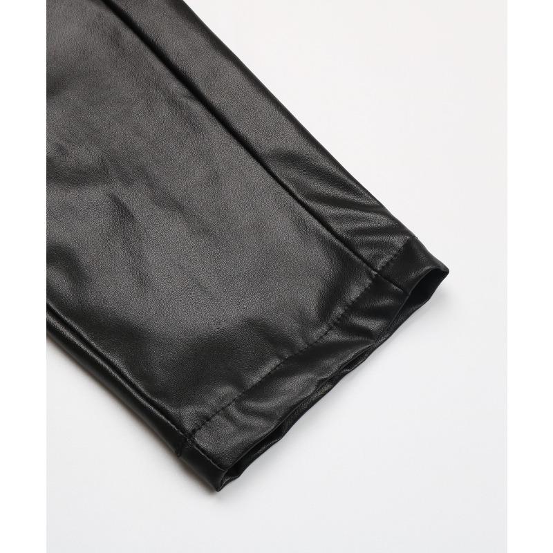 YYFS Women's Fashion Casual Solid Color Print High Waist Trousers Pants & Capris