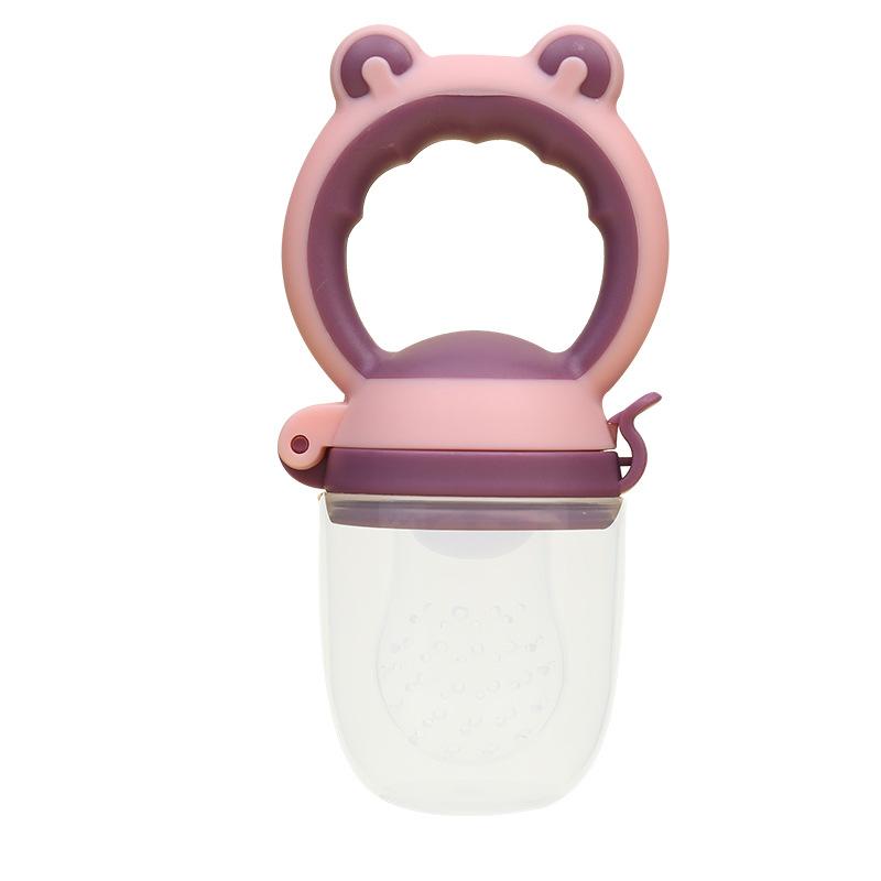 Alimentatore Frutta Cibo Silicone Senza BPA per Bambini Sacchetti Alimentazione Toddler Tettarella Nipple Soother per Neonati Masticatore Alimentazione Neonato