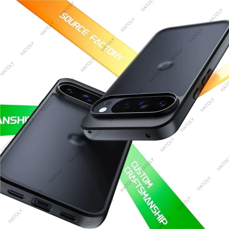 For Google Pixel 10 Pro Case For Google Pixel 10 Pro TPU Shockproof Transparent Black Frame Case For Pixel 10 10 Pro 10 Pro XL