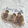 2009 Jonas Brothers Světové turné Tričko Klasické Bílé Unisex Pánské Přetištěné Unisex Tričko