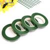 Green Floral Stem Tape for DIY Flower Arrangements and Bouquets