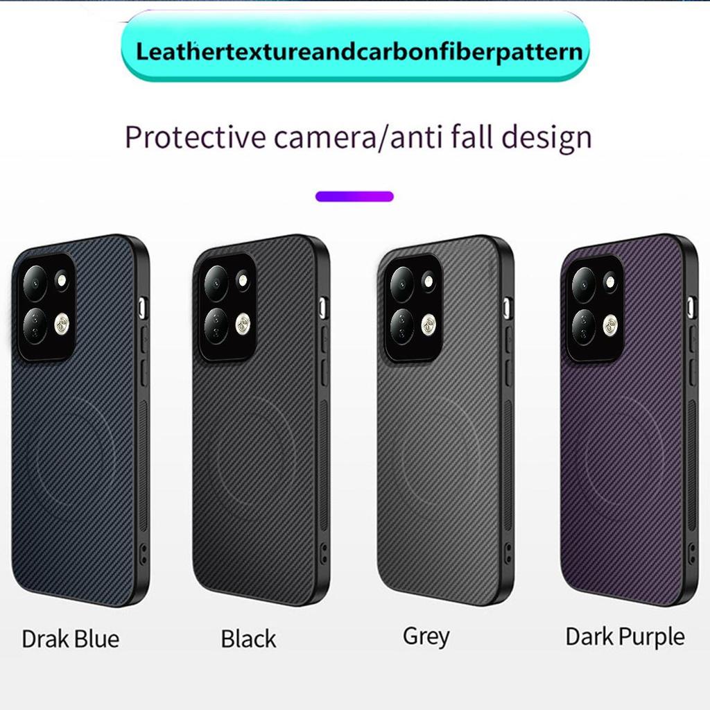 Carbon Fiber Texture TPU Phone Case for Xiaomi Redmi 17 5G 4G Shockproof Soft Cover