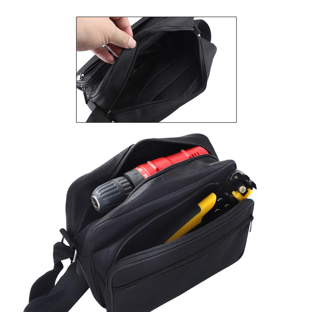 Hardware Parts Electrician Toolkit Tool Bag Multi-functional Single Shoulder Bag Oxford Canvas Chisel Electrician Toolkit