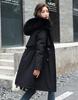 Winter Jacket  New Women Parka Clothes Long Coat Wool Liner Hooded Jacket Fur Collar Thick Warm Snow Wear Padded Parka