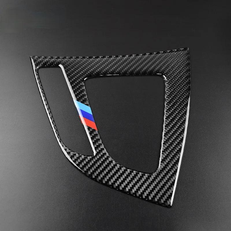 For BMW F20 F21 1 Series 116i 118i Accessories Carbon Fiber Gear Shift Control Panel Cover Interior Trim Car Styling 5D Sticker