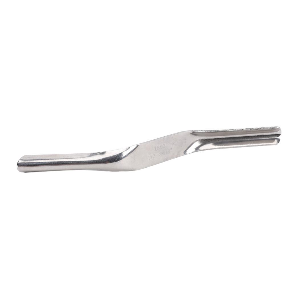 Caulking Trowel Round Head Spatula 1 2in X 3 8in Stainless Steel Brick Jointer for Ceramic Floor Tile Kitchen Bathroom