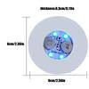 5pcs Set LED Luminous Coasters Light Up Glass Drinking Bottle Cup Mat for Parties Weddings Bar Christmas Home Pub