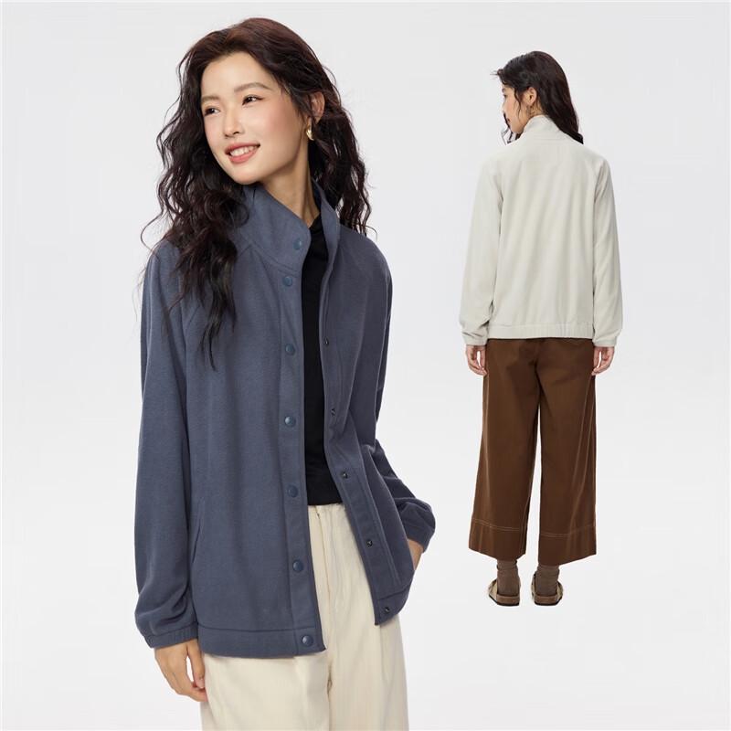 Giordano Women's Convertible Collar Fleece Jacket 05375882