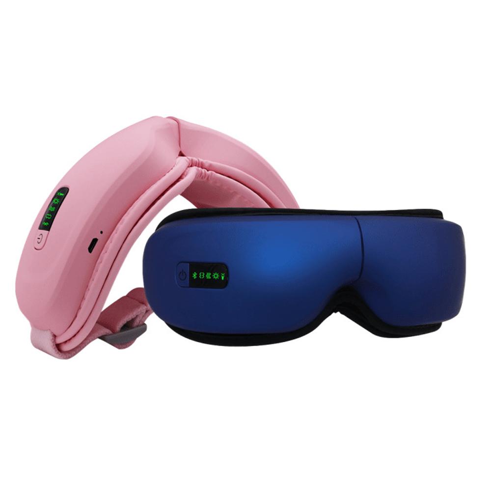 Electric Bluetooth Eye Therapy Massager Music Eye Massage SPA Collapsible Air Pressure Heating Eye Fatigue Relieve Rechargeable