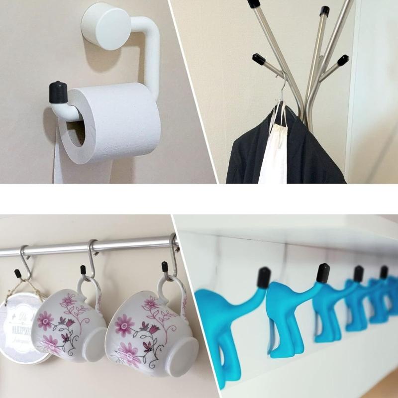 160pcs Insulated Rubber End Caps Set Versatile Electrical Insulation Sleeve Set 9 Size for Wire Pipe & Cable Protections