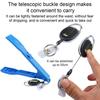 Handheld Fish Gripper with Retractable Keychain Ergonomic Handle Lightweight Portable Multi-function Fish Grabber Fish Control Clamp Pliers