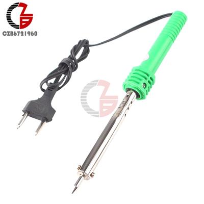 40W 60W AC 220V Electric Soldering Iron Welding Tool EU Plug Hanheld Welding Repair Tools Soldering Station Iron Rework Heating