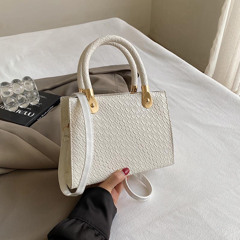 Trendy 2024 Spring Korean Crossbody Bag Elegant Large Capacity Handbag For Women белый