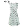 PORTS Women's Sleeveless Printed Midi Dress