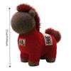 Soft Plush Horse Doll Fluffy Stuffed Animal Toys Good Luck Zodiac Pony Figurine  New Year Day