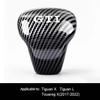 Volkswagen Gear Stick Cover Car Shift Lever Carbon Fibre Shell For VW Golf Polo GTI Tiguan R-Line Passat Variant Jetta Tirevalve