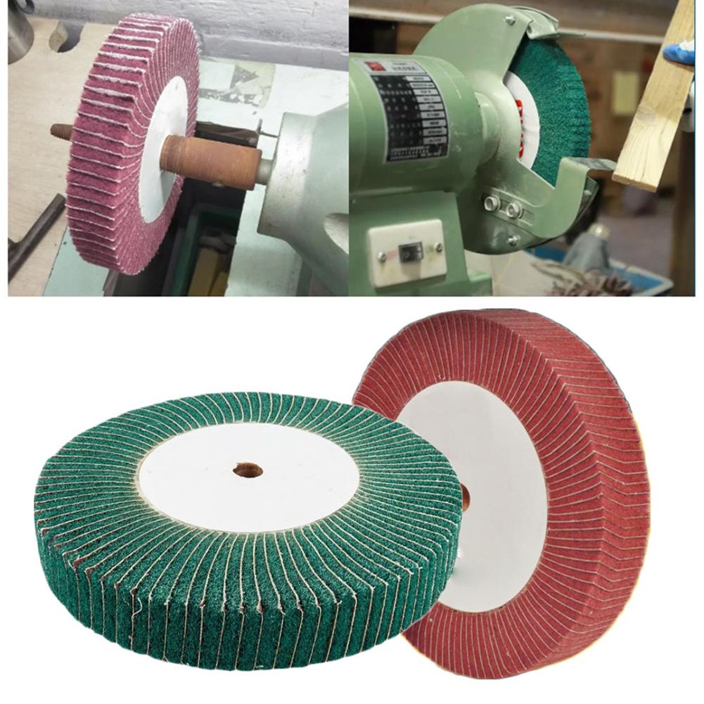 6inch Non-woven Flap Scouring Pad Grinding Wheel Polishing Disc Nylon Abrasive Household Power Manual Tool Accessories