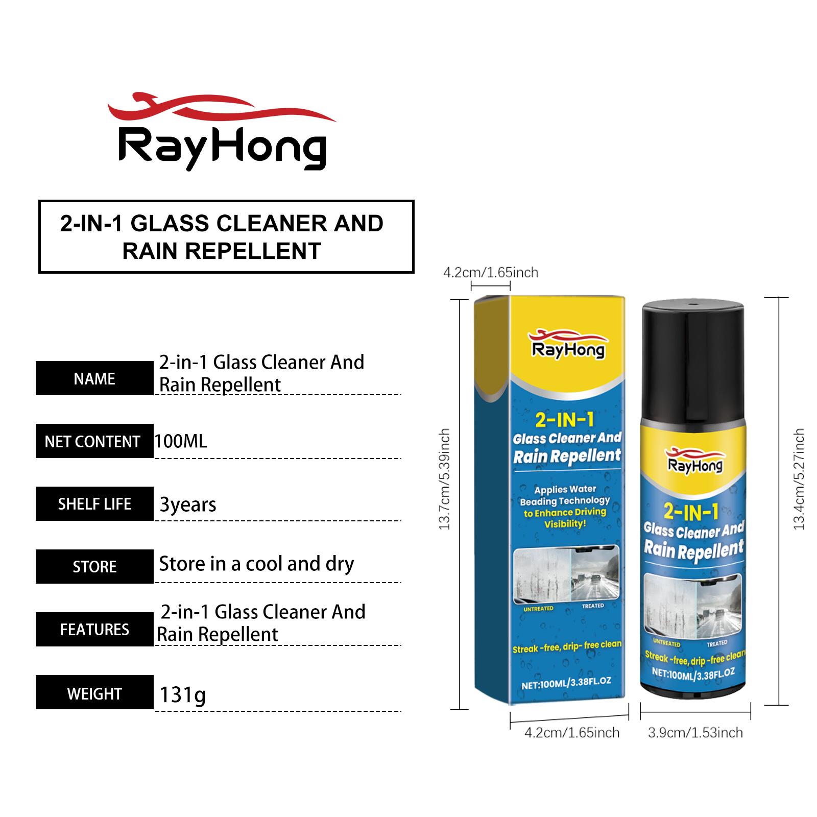 

Спрей-репеллент для лобового стекла автомобиля Автомобильный водоотталкивающий гидрофобный очиститель Стеклоочиститель Полировка Детейлинг автомобиля
