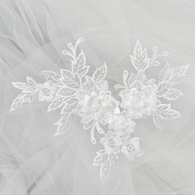 

Colorful 3D Lace Flower Appliques for DIY Wedding Dress and Headdress Accessories