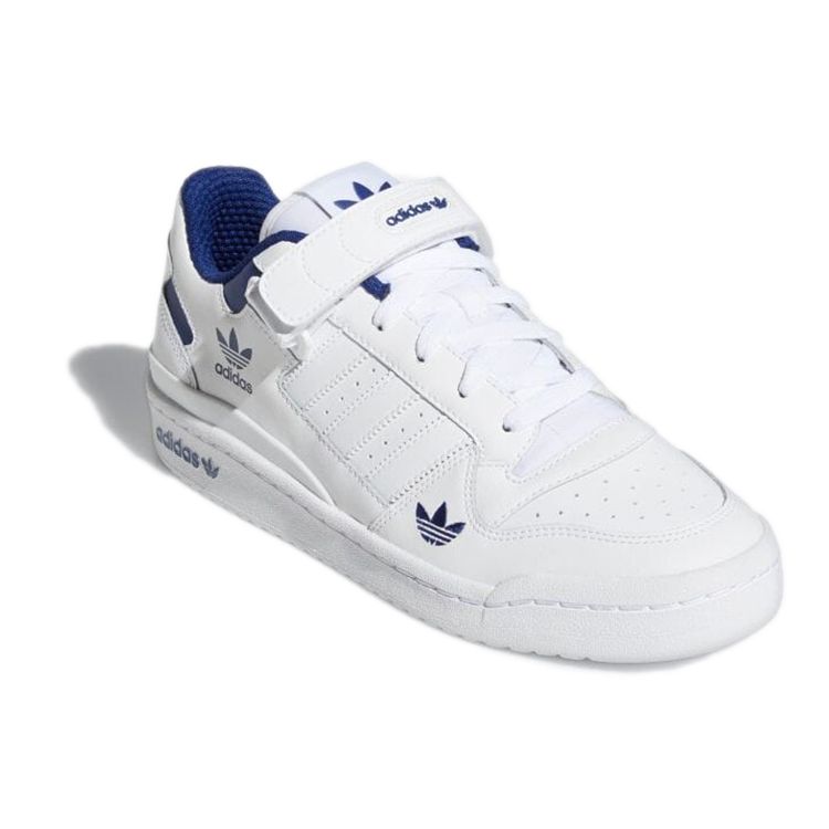 Adidas Forum Low White Victory Blue Unisex Sneakers Cloud-White H01673