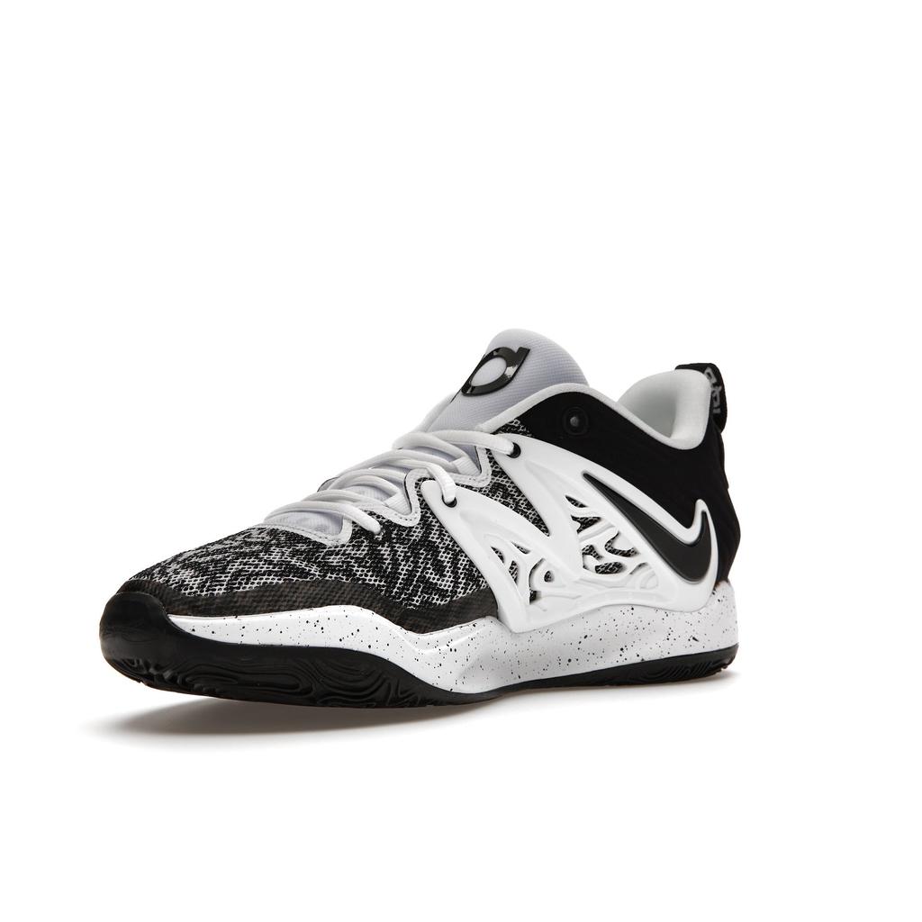 Nike KD 15 TB Białe Czarne Nakrapiane Męskie Sneakersy DO9826-100