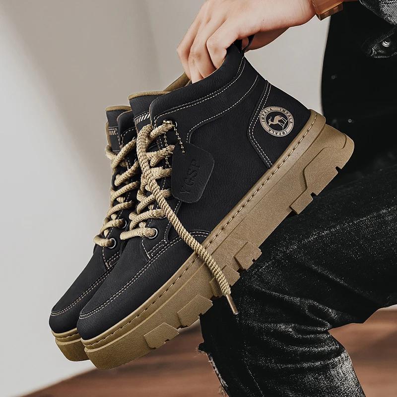 Casual Sneaker Casual Shoes Men's Sneakers Loafers Sports and Leisure Shoes for Men Ankle Boots Wear-resistant Fashion New