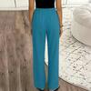 Women’s Wide Leg Drawstring Pants with Side Lace Trim Loose Fit Lightweight Casual Trousers for Everyday Wear