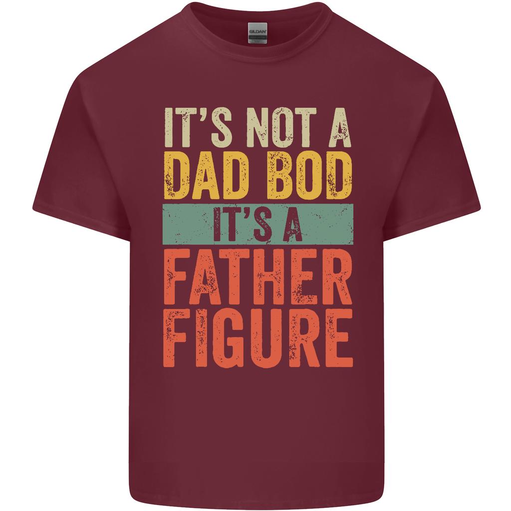 Fathers Day Dad Bod Its a Father Figure Unisexs Light Cotton TShirt