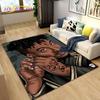 Hip Hop Art Rapper Legend Star Area Rug Large,Carpet Rug for Living Room Bedroom Sofa Doormat Decoration,Kids Non-slip Floor Mat