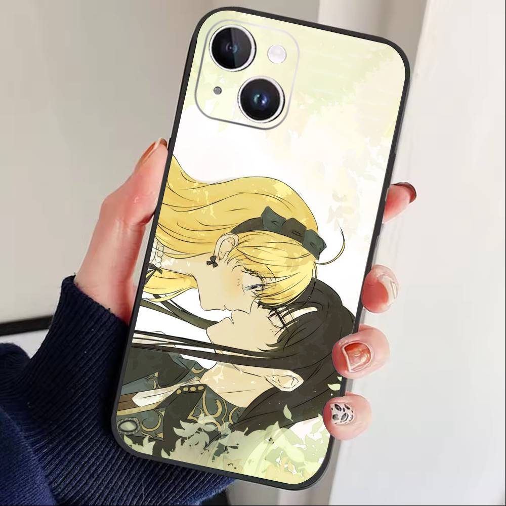 Anime Athanasia Phone Case For iPhone 17 16 15 14 13 12 Max Plus Silicone Black Cover iPhoneXSMAX