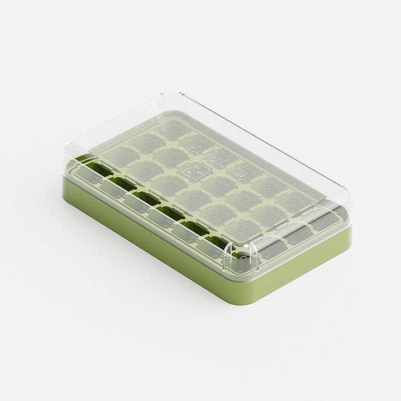 5/28 Grids Silicone Ice Cube Tray Mould with Lid Household Press Ice Cube Mould CompartmentFood Grade Ice Box DIY Tools