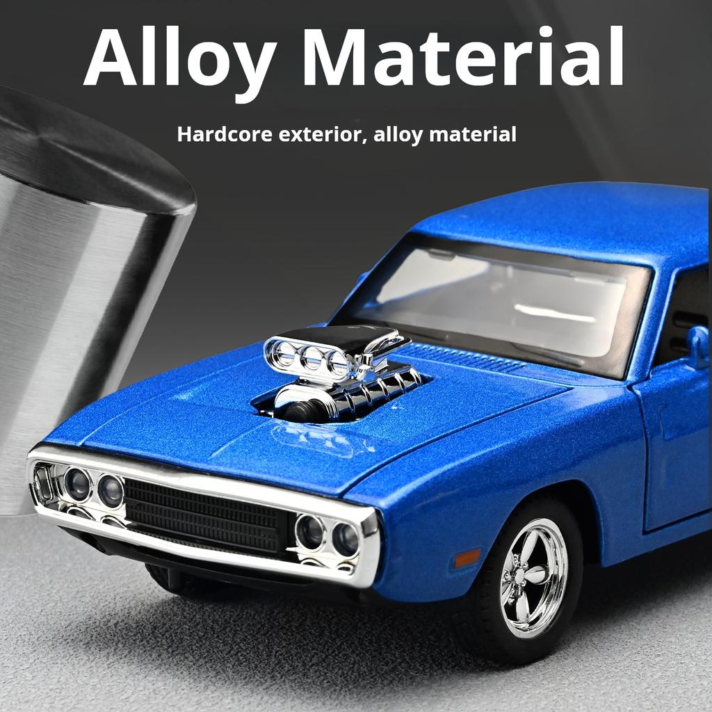 1:32 Warhorse Retro American Muscle Car Fast & Furious Exquisite Die-cast Simulation Car Model Toy & Gift for Boys Decoration