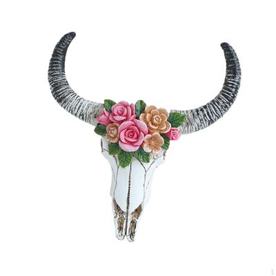 Montaggio a Parete Testa di Animale Arte Statua Scultura Fatto a Mano 3D Decorazione Rustica Figurine Ornamento per
