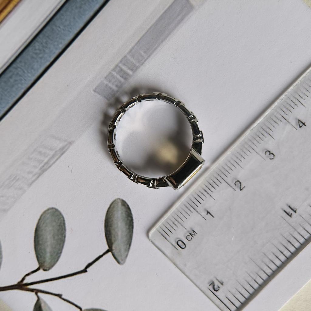 Серебряное кольцо с цитрином nano 1.325ct, вес изделия 3,17 гр (2189985)