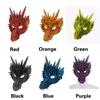 Dragon Mask Half Face Halloween Costume Mask Party Decorations Soft Cosplay Scary Halloween Mask