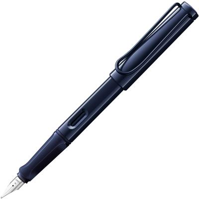 LAMY Safari Dark Dusk Fountain Pen with Ergonomic Grip and Polished Steel Nib Ideal for All Writing and Calligraphy Includes LAMY T 10 Blue Cartridge